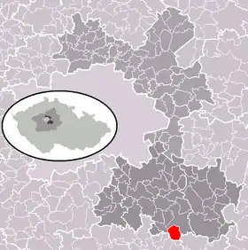 Localisation de Kaliště