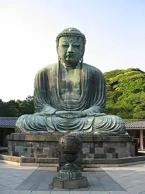 Photographie du Grand buddha Amitabha de Kamakura