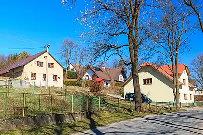 Maisons à Kamenec u Poličky.