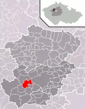 Localisation de Kamenné Žehrovice