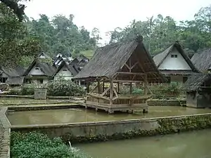 Maison sundanais Kampung, Java occidental