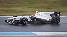 Photo de la BMW Sauber C29 de Kobayashi en Allemagne