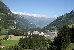 Vue du Kandertal.