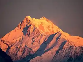 Le Kangchenjunga au matin vu depuis Gangtok