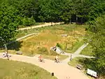 Vue sur le bunker de la Wehrmacht.