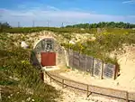 Entrée du bunker de la Nationale Volksarmee (NVA), .