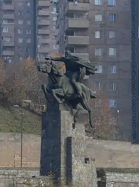 Statue équestre de David Bek, Kapan