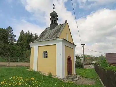 Chapelle des Anges Gardiens dans le centre de Krasíkov.