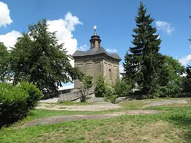 Chapelle dans la zone naturelle protégée de Hvězda.