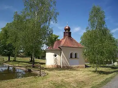 Chapelle à Týnec.