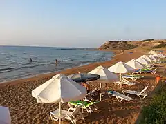 Une plage de Davlos