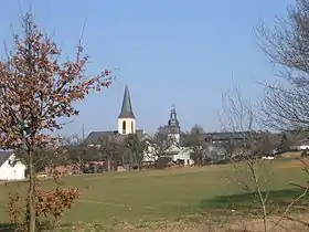 Extérieur de la Kappel, Église triangulaire, Waldsassen, Allemagne