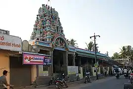 Façade extérieure du temple d'Ammaiyar