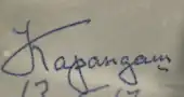 signature de Karandach