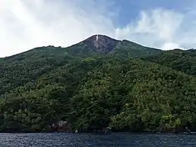 Le volcan Karangetang.