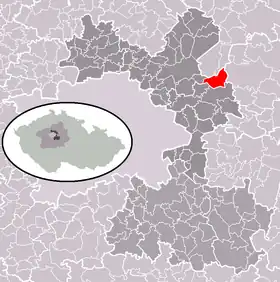 Localisation de Káraný