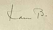 signature de Karen Bramson