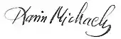 signature de Karin Michaelis