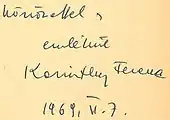signature de Ferenc Karinthy