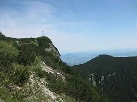 Vue du Karkopf et, au fond, du Dreisesselberg.