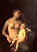 L'Espérance nourrissant l'Amour, 1824