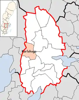 Localisation de Karlskoga