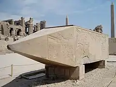 Obélisque tombé, Karnak.