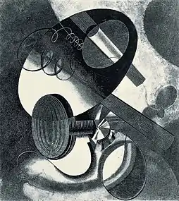 Composition héliographique (XXIX), 1936-1937, Muzeum Sztuki w Łodzi (pl).