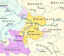 Autriche vers 1385