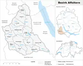 Localisation de District d'Affoltern