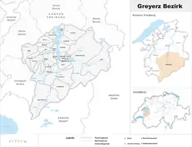 Localisation de District de la Gruyère