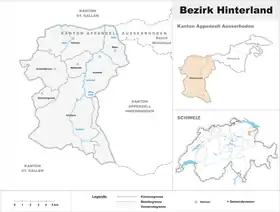 Localisation de District d'Hinterland