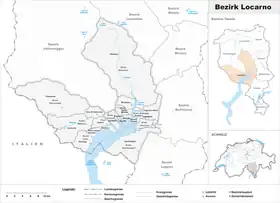 Localisation de District de Locarno