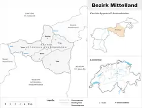 Localisation de District de Mittelland