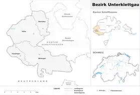 Localisation de District d'Unterklettgau