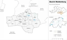 Localisation de District de Waldenburg