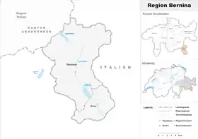 Localisation de Région de Bernina