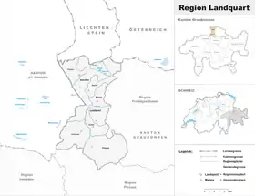 Localisation de Région de Landquart