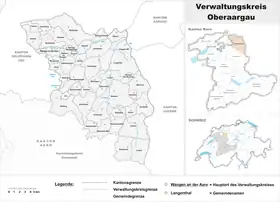 Localisation de Arrondissement administratif de Haute-Argovie