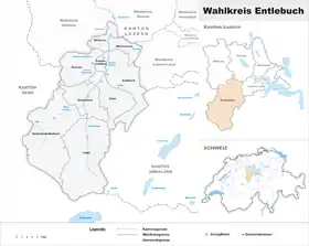 Localisation de Arrondissement électoral d'Entlebuch