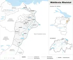 Localisation de Circonscription électorale de Rheintal