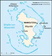 carte de Mayotte
