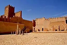 Cour de la Kasbah de Sfax (Tunisie).