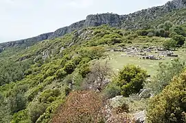 Le site de Cassopè, dans les régions hautes d’Épire en Grèce du nord-ouest.