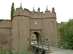 Le portail du château de Doornenburg