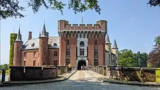 Le château de Wijnendale en juillet 2021