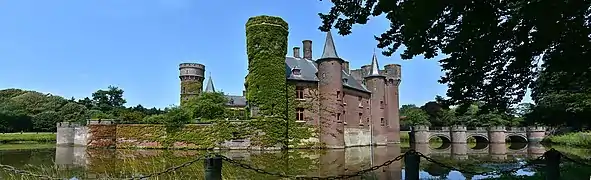 Le château de Wijnendale en juillet 2021