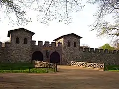 Entrée principale du fort romain de Saalburg