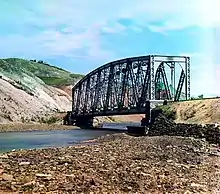 Pont sur le Katav en 1910