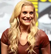 Katee Sackhoff dans le rôle de Kara « Starbuck » Thrace-Anders